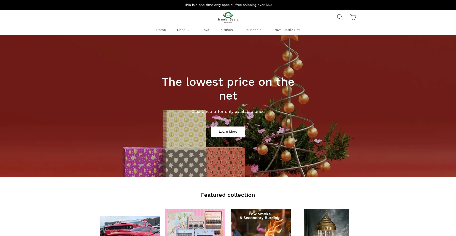 Website screenshot of Chooms.shop