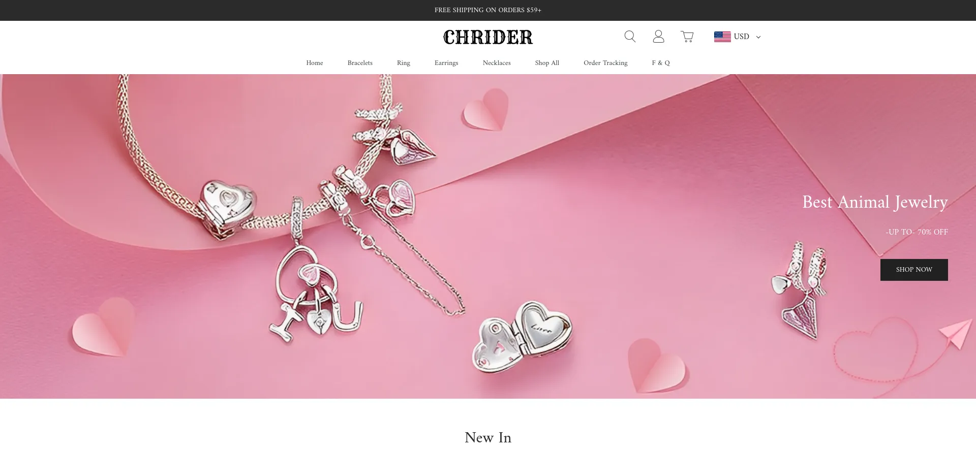 Website screenshot of Chrider.com