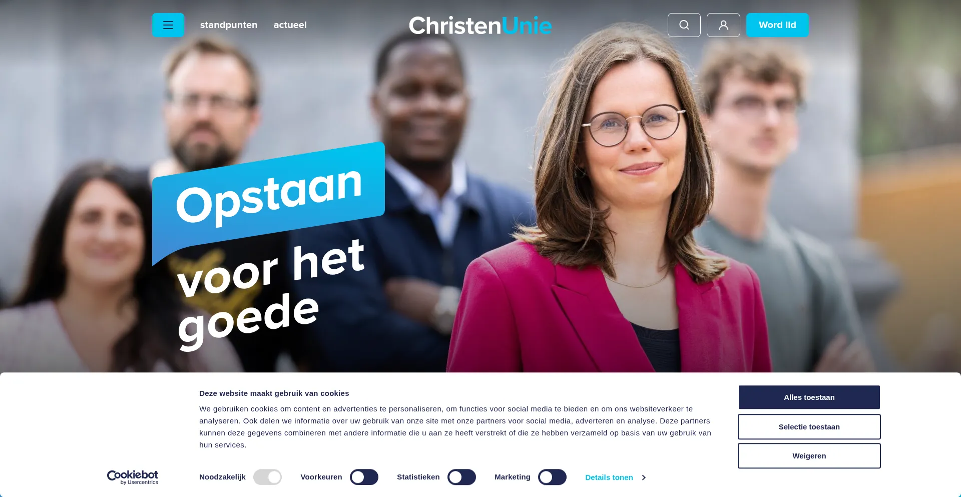 Christenunie.nl Screenshot