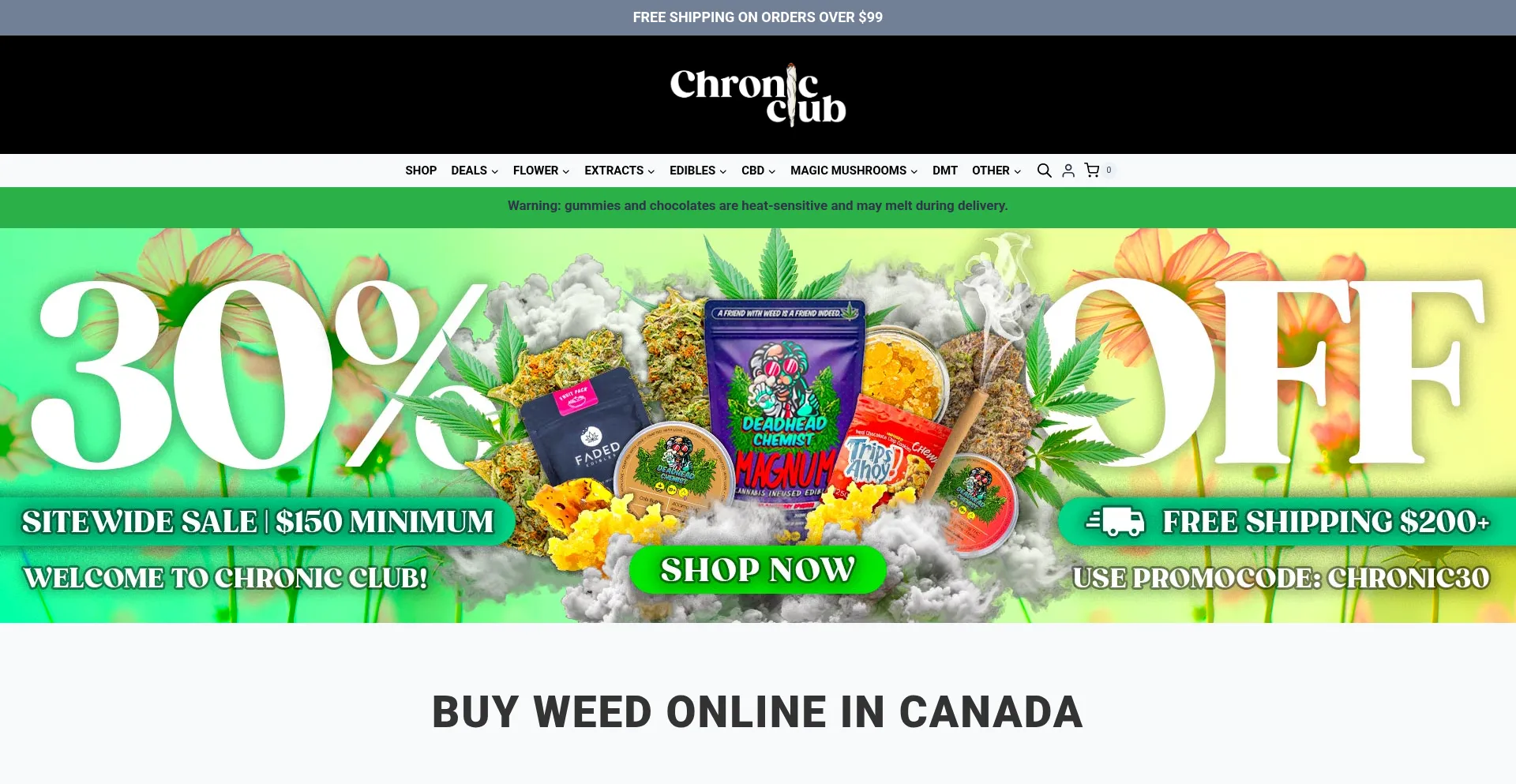 Website screenshot of Chronicclub.cc