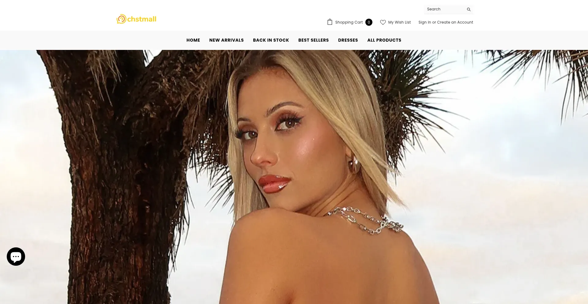 Website screenshot of Chstmall.com