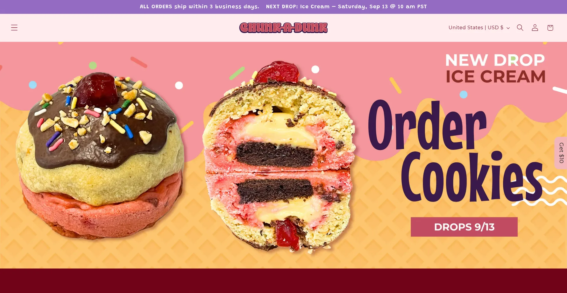Chunk-a-dunk.com Screenshot
