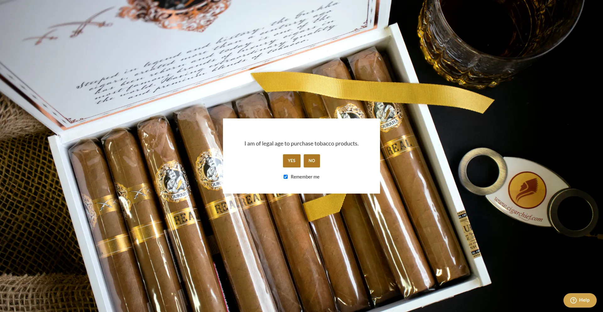 Cigarchief.com Screenshot