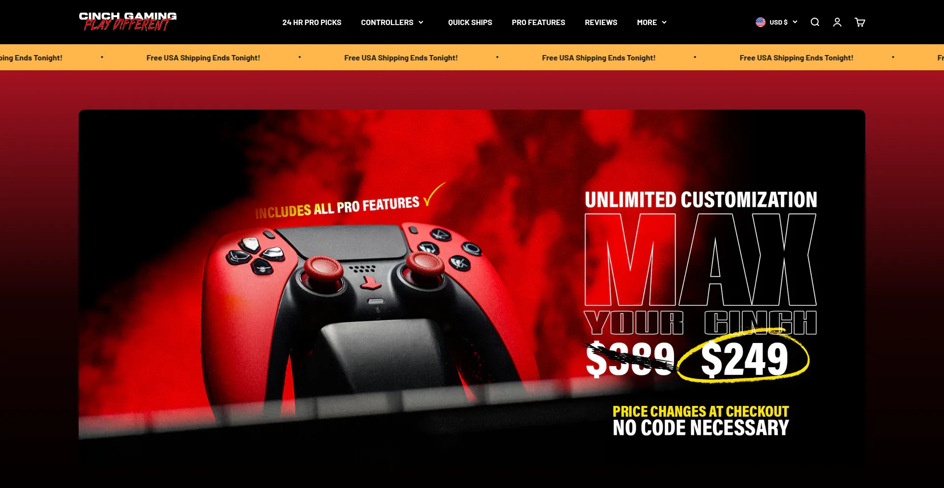 Cinchgaming.com Screenshot