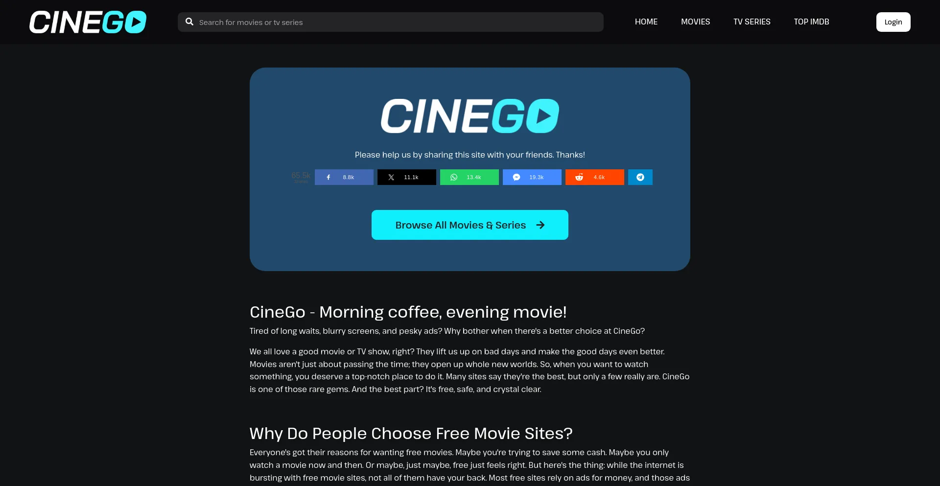 Cinego.tv Reviews | Check if site is scam or legit