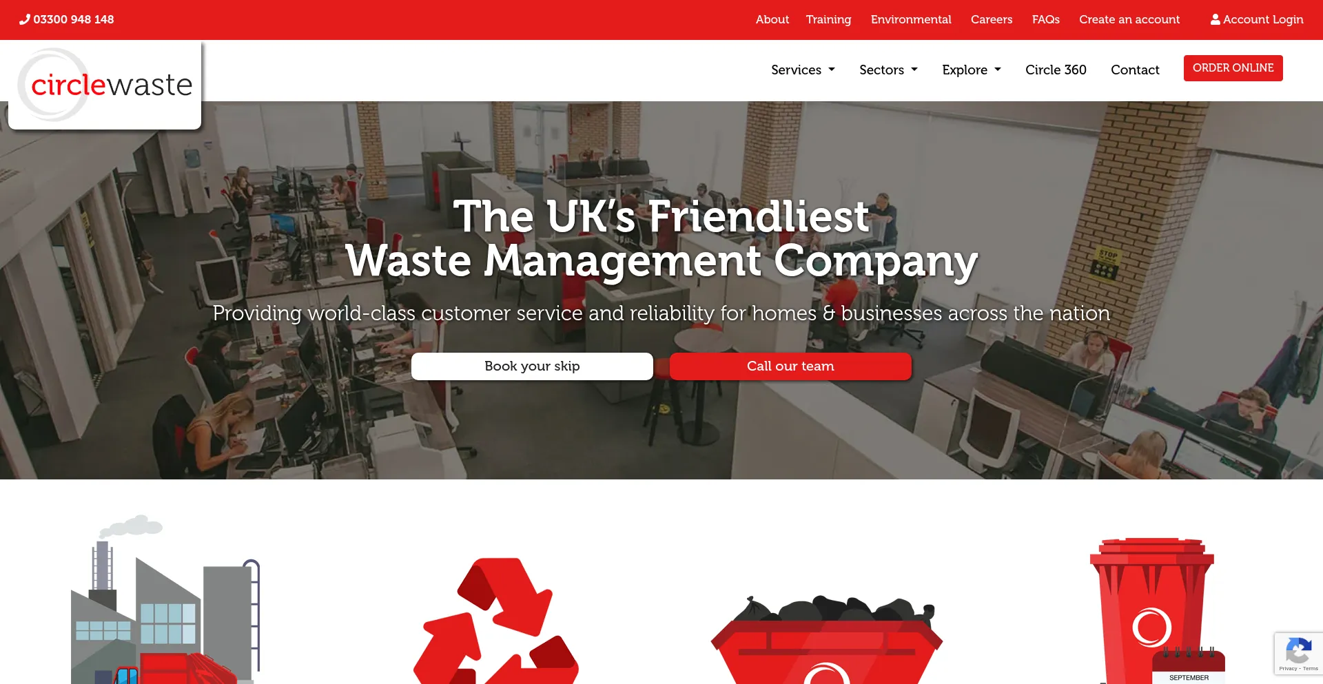 Circlewaste.co.uk Screenshot
