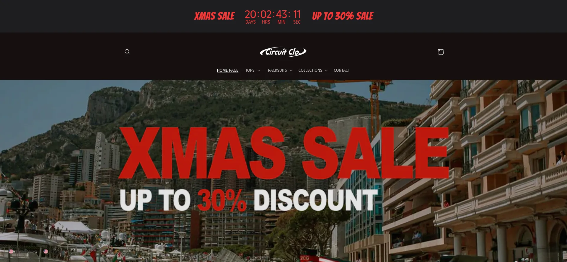 Website screenshot of Circuitclo.eu