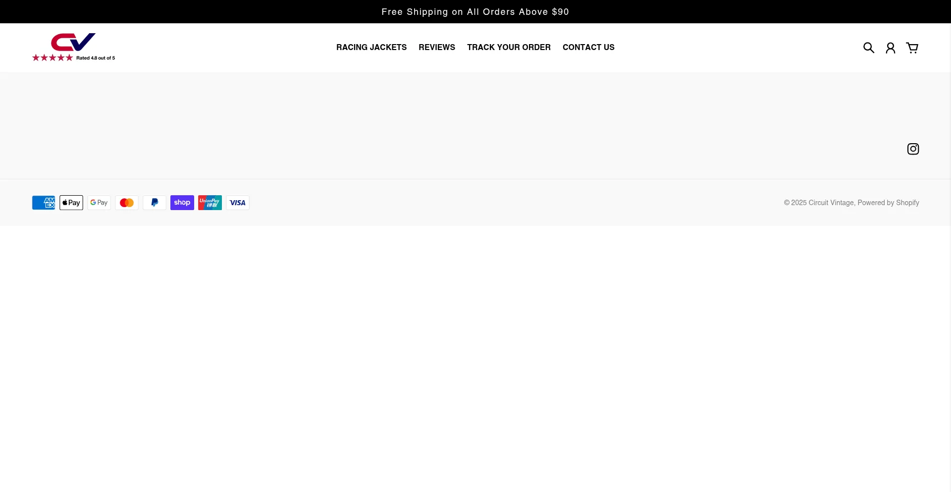 Website screenshot of Circuitvintage.com