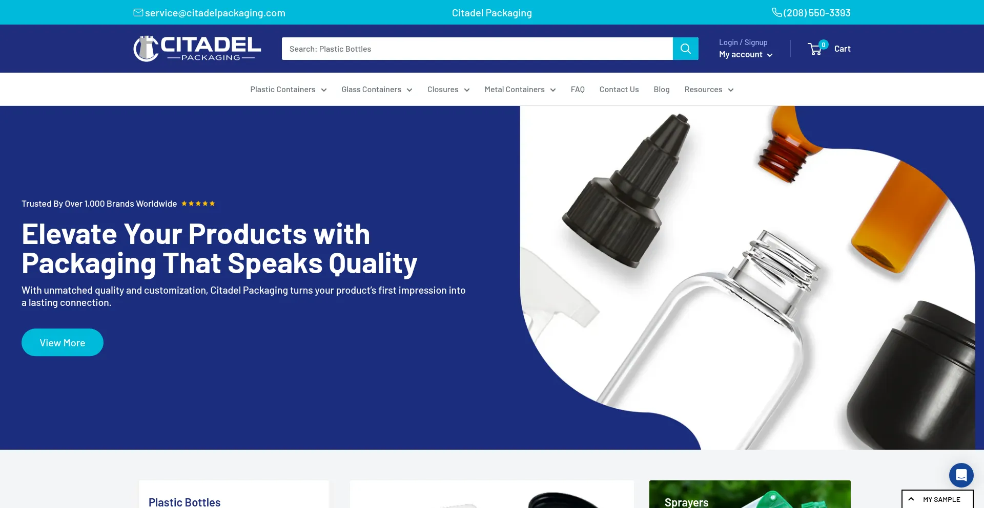 Citadelpackaging.com Screenshot