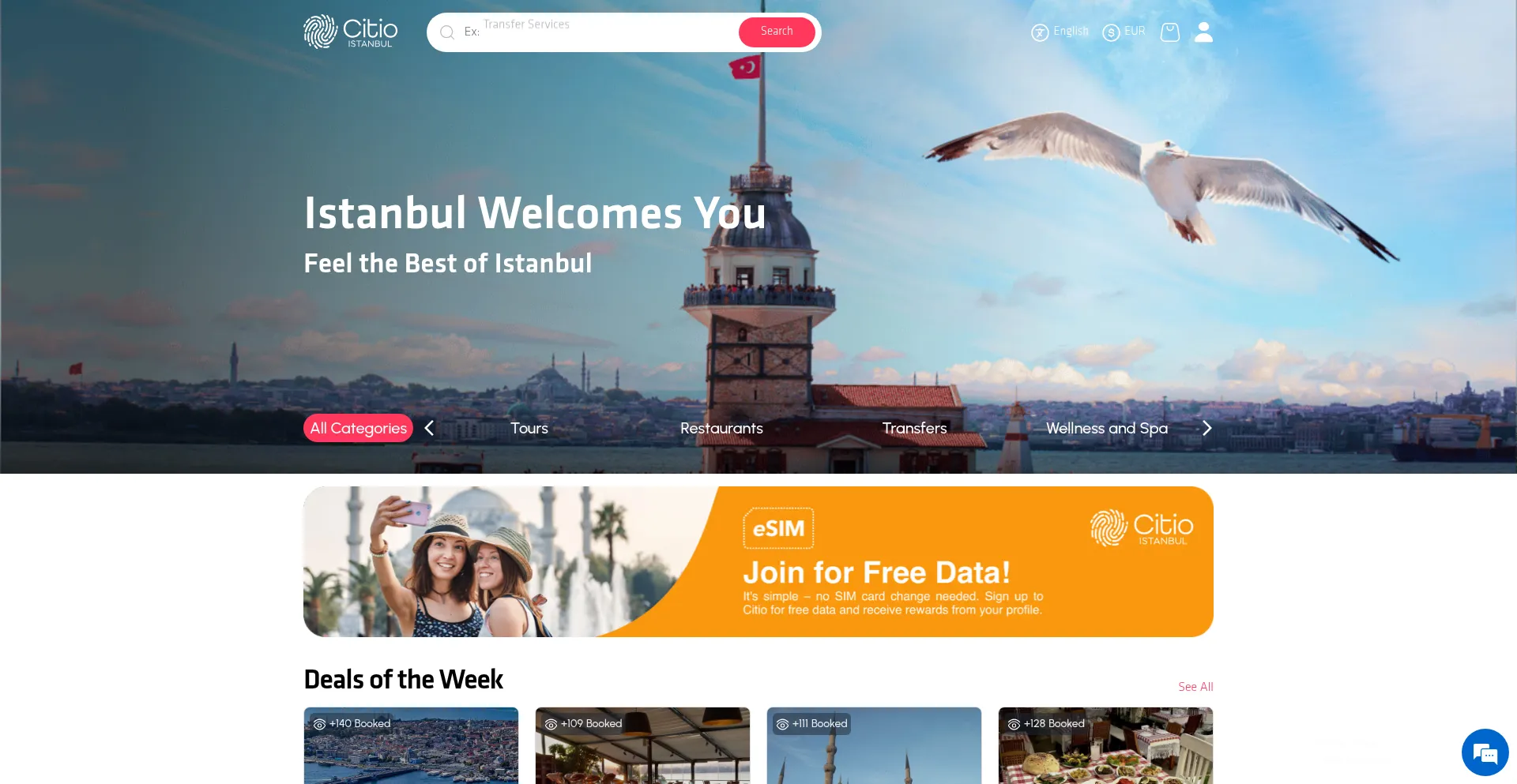 Website screenshot of Citioapp.com