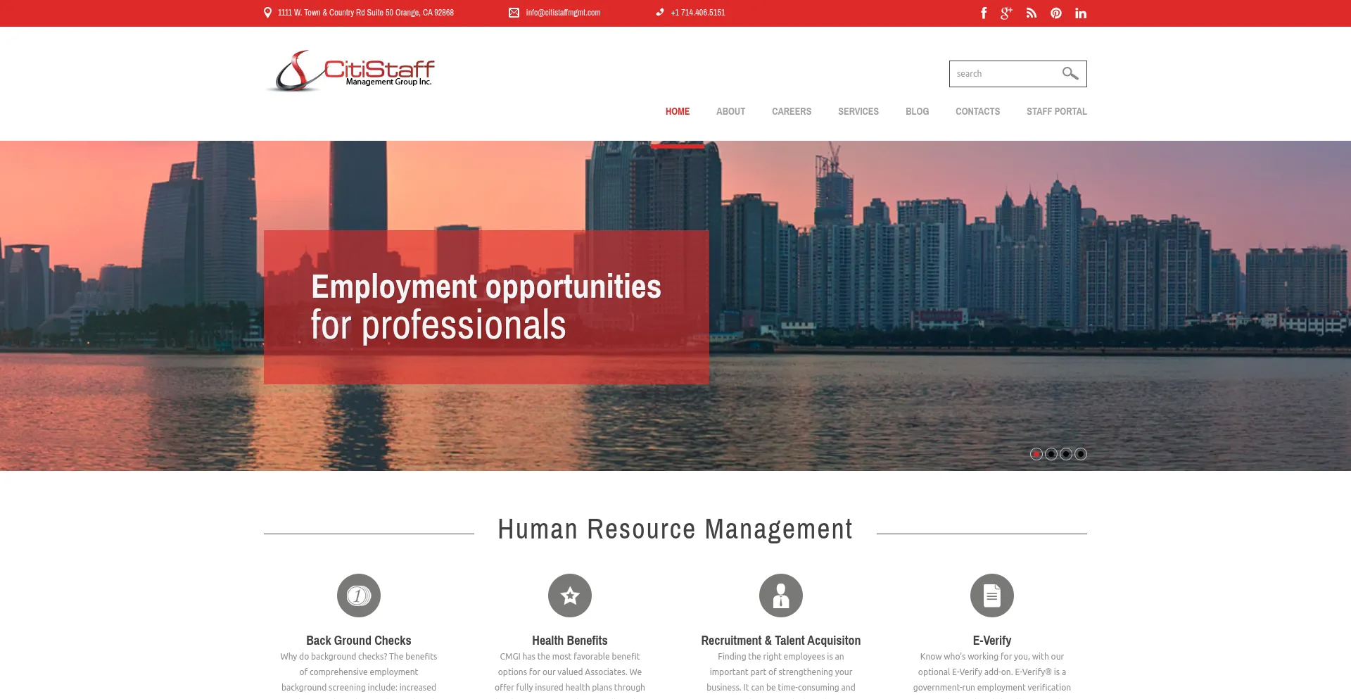 Citistaffmgmt.com Screenshot