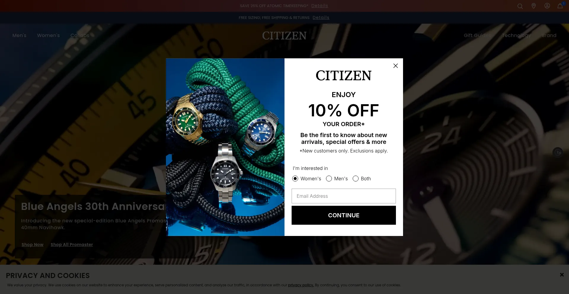 Citizenwatch.com Screenshot