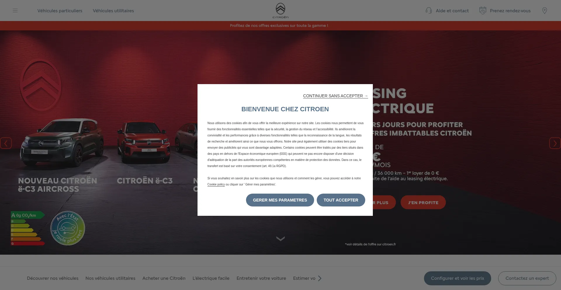 Citroen.fr Screenshot