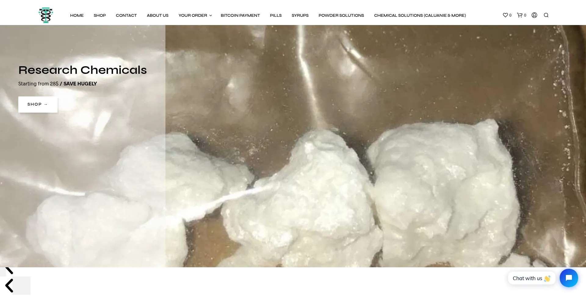 Website screenshot of Citychemist.net
