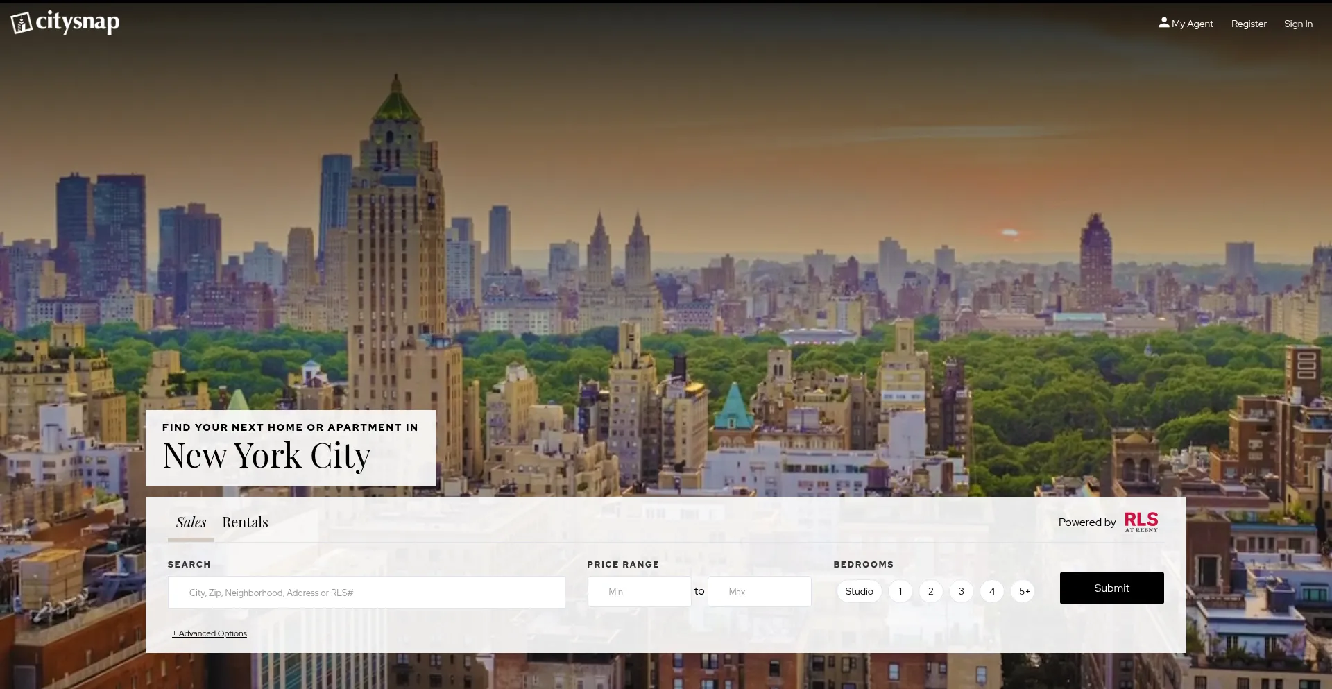 Citysnap.com Screenshot