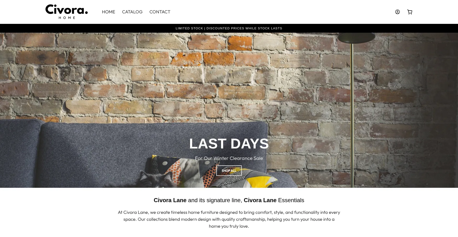 Civiorahome.shop Screenshot