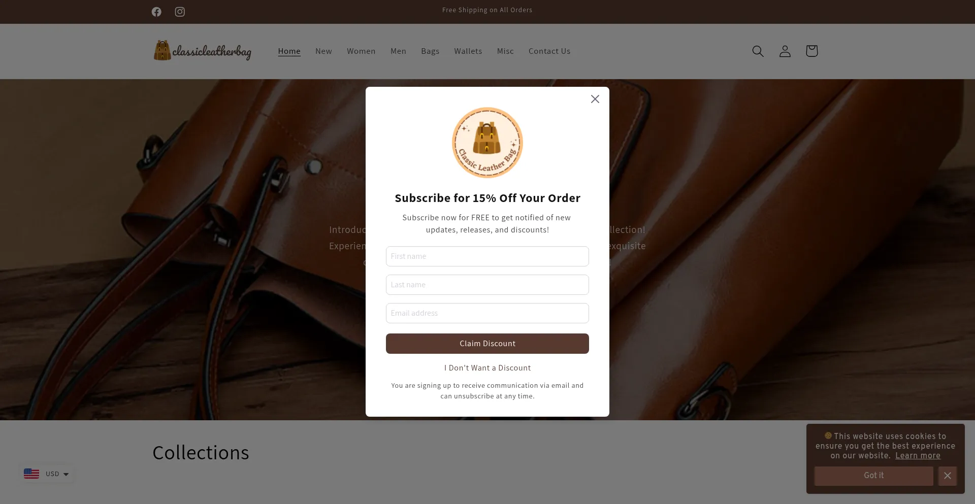 Classicleatherbag.com