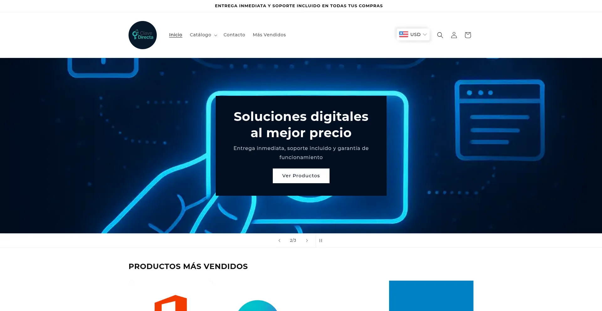 Clavedirecta.com Screenshot