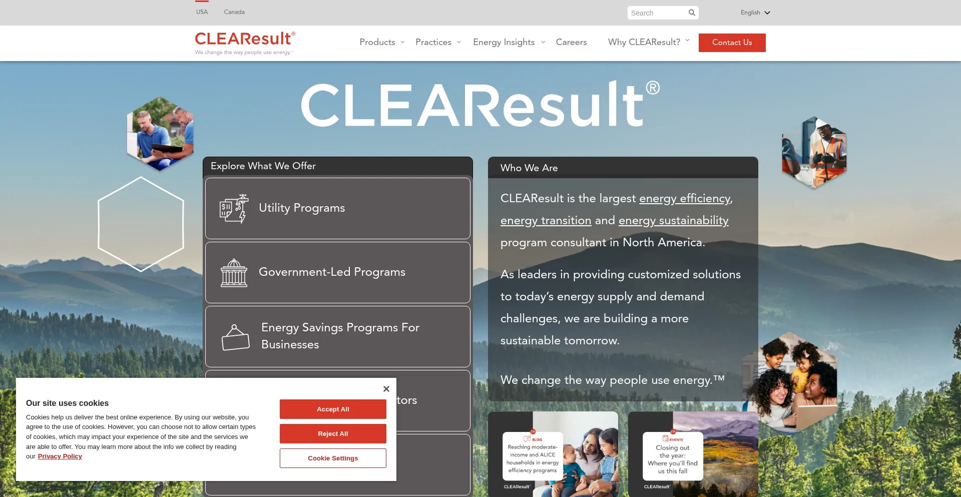 Clearesult.com Screenshot
