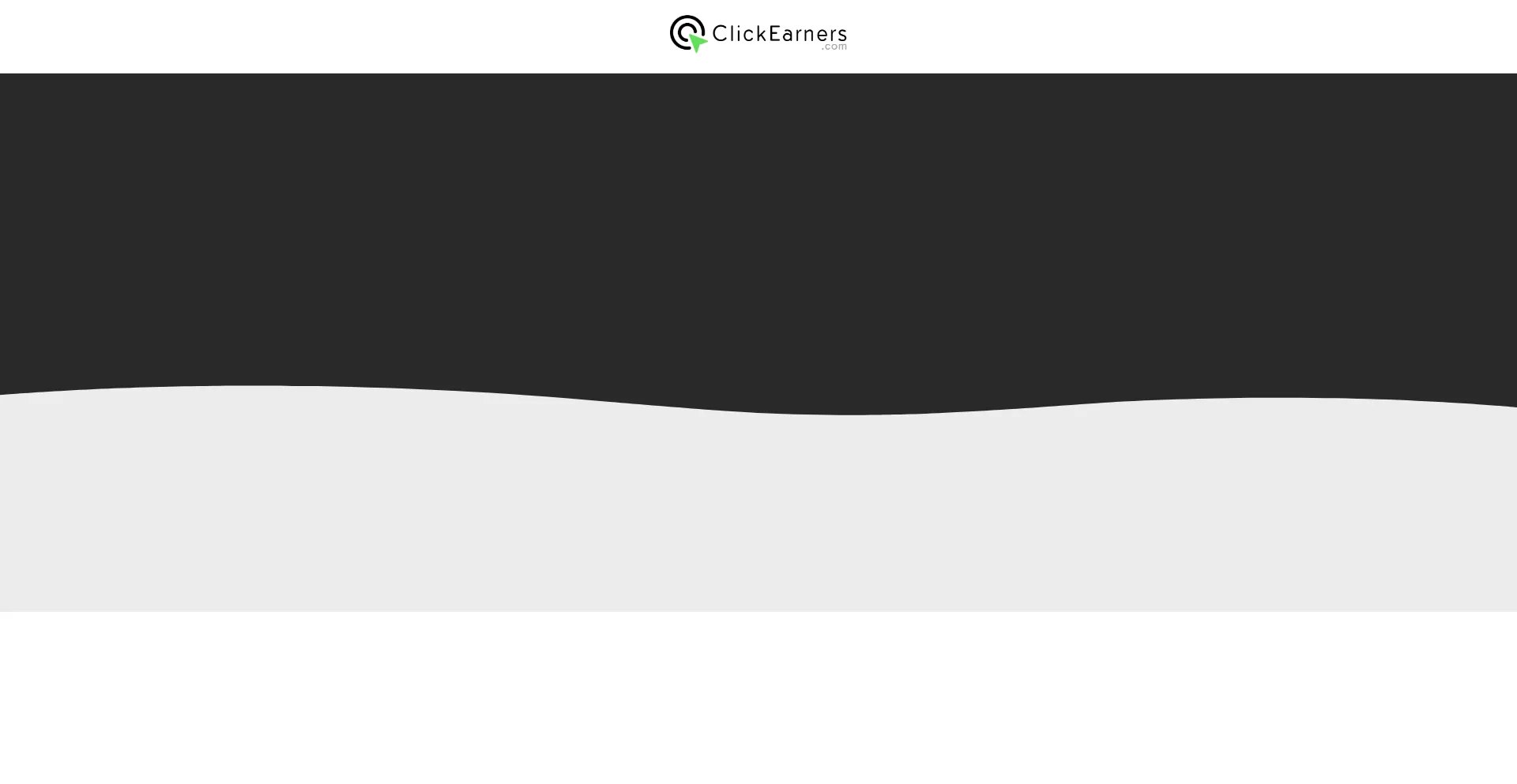 Website screenshot of Clickearners.com