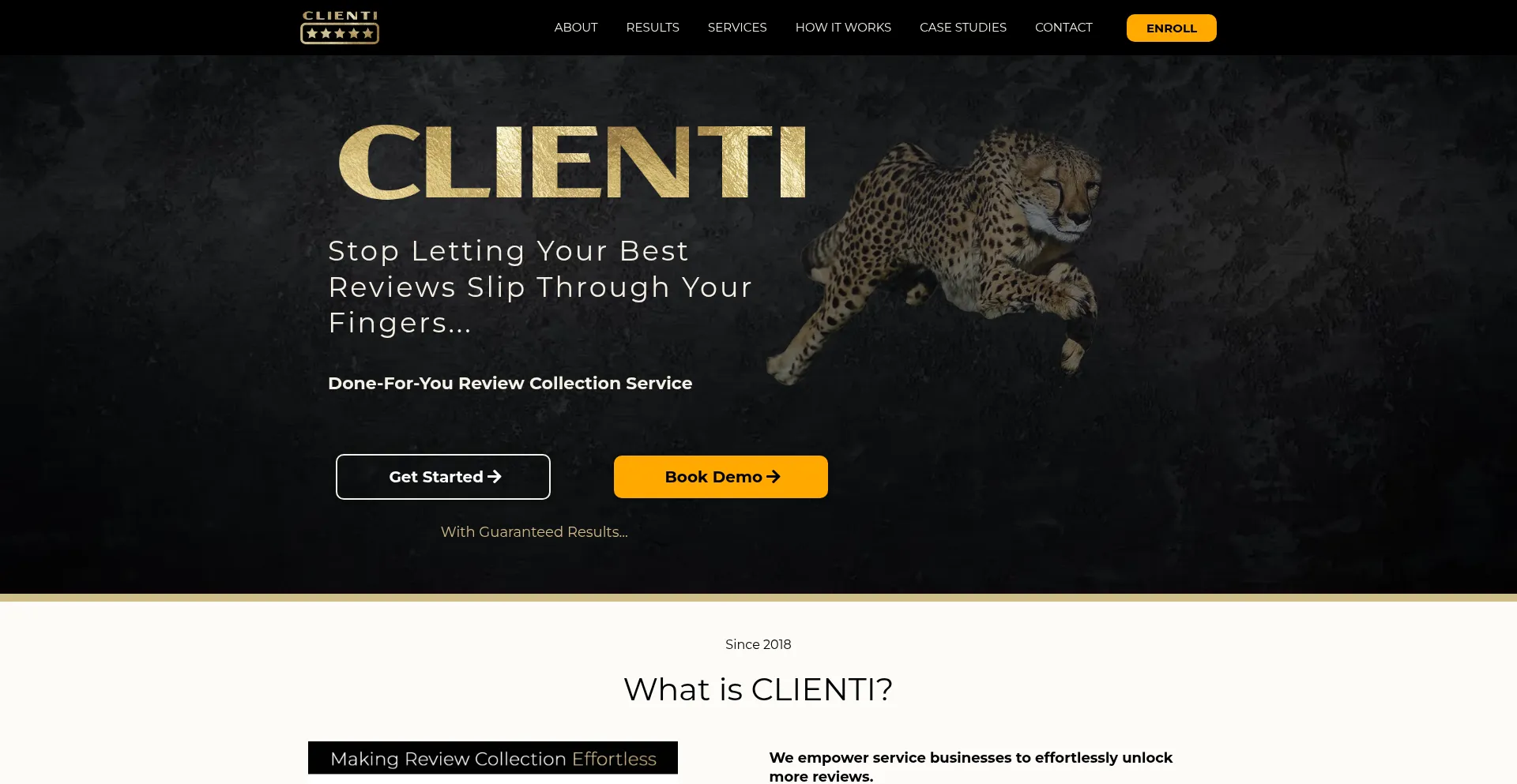 Clienti.com Screenshot