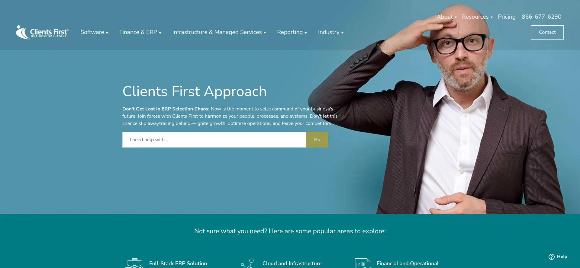 Website screenshot of Clientsfirst-us.com