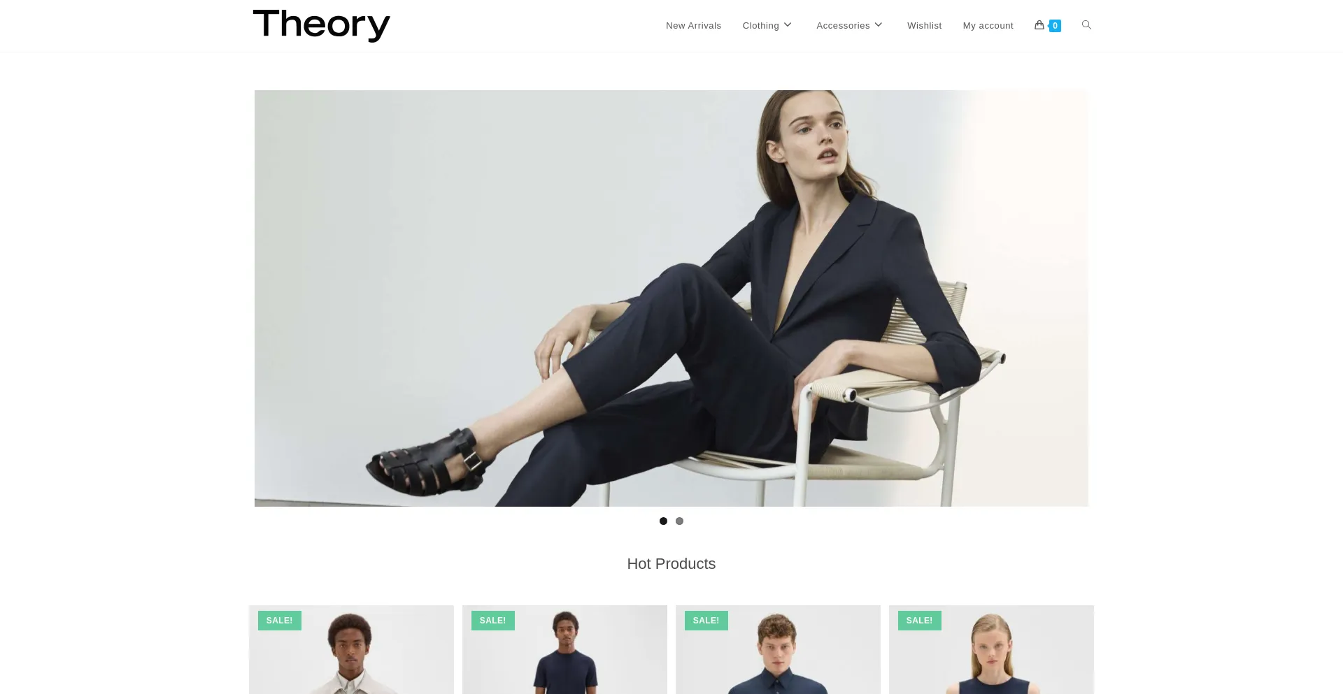Website screenshot of Cliffordjohnson.shop