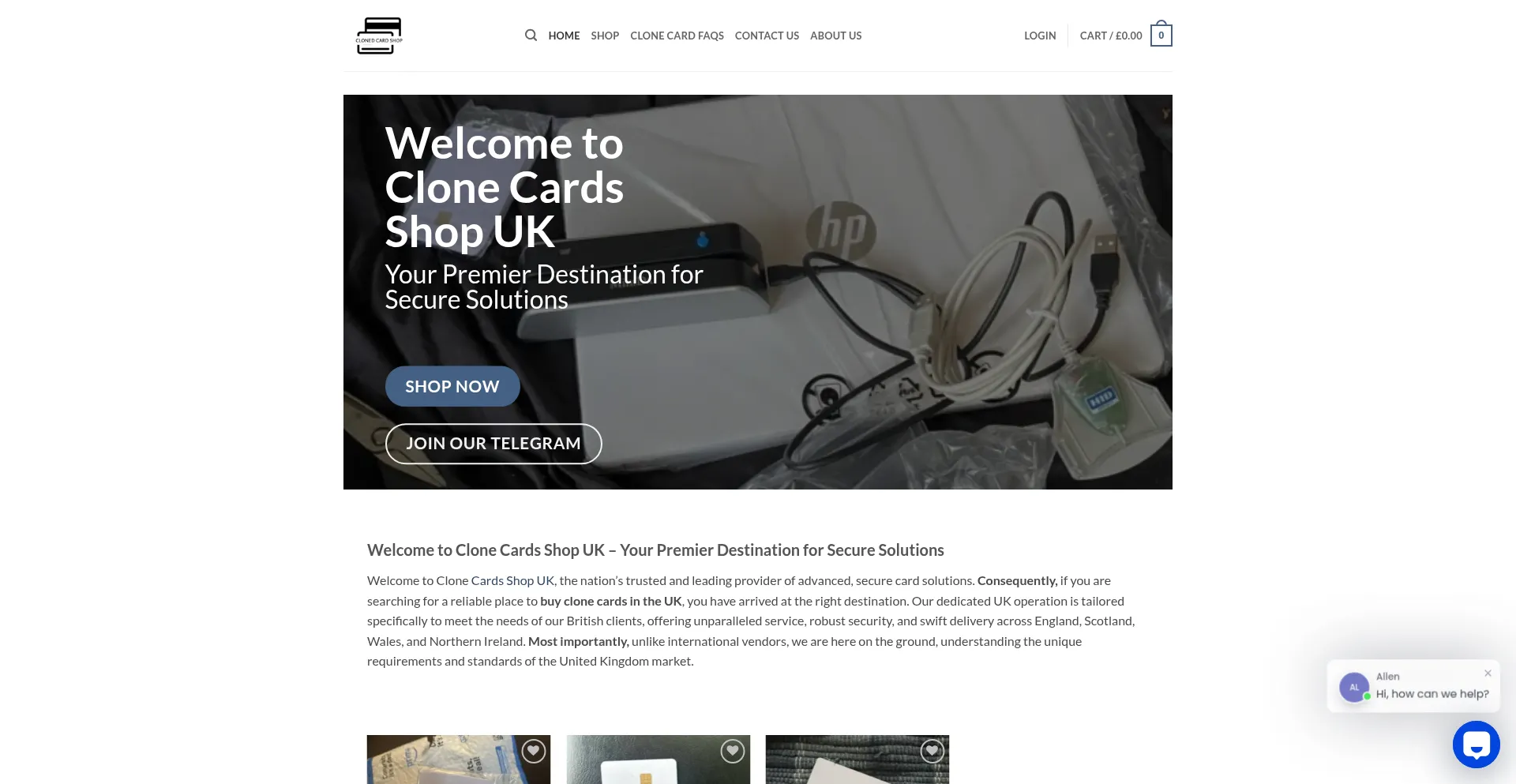Clonecardsshop.co.uk