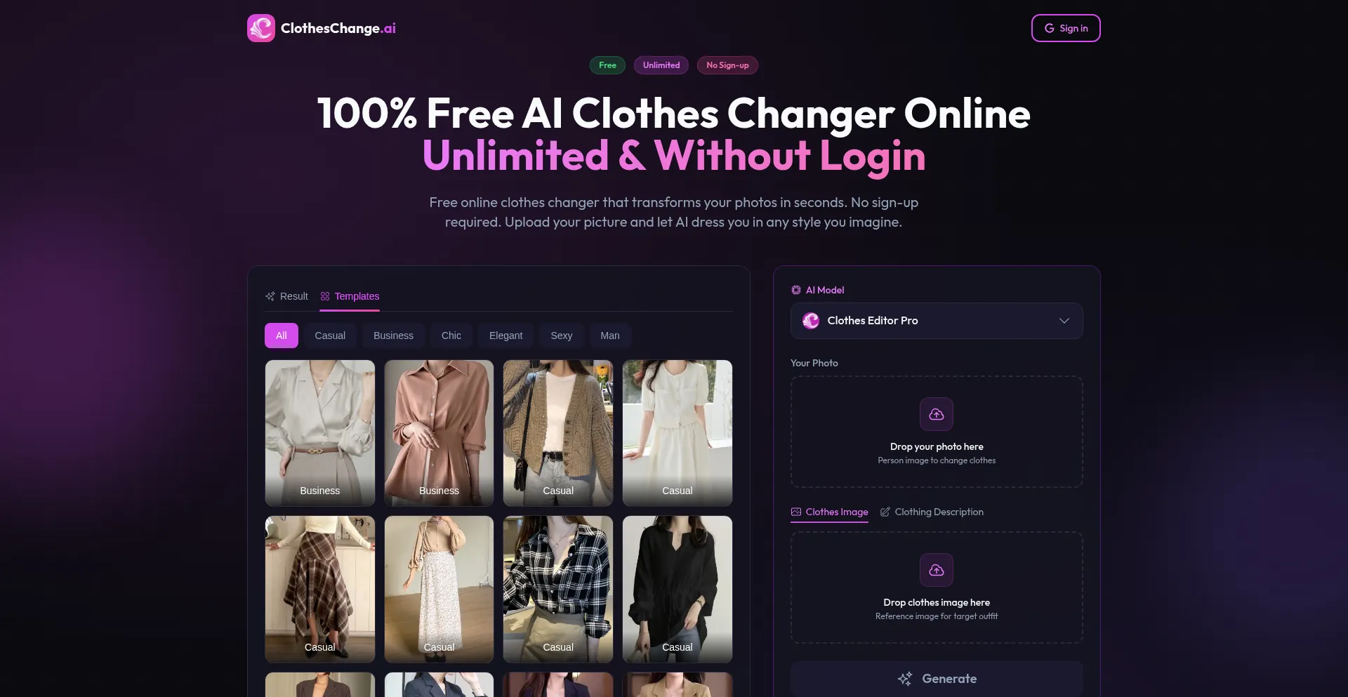 Clotheschange.ai