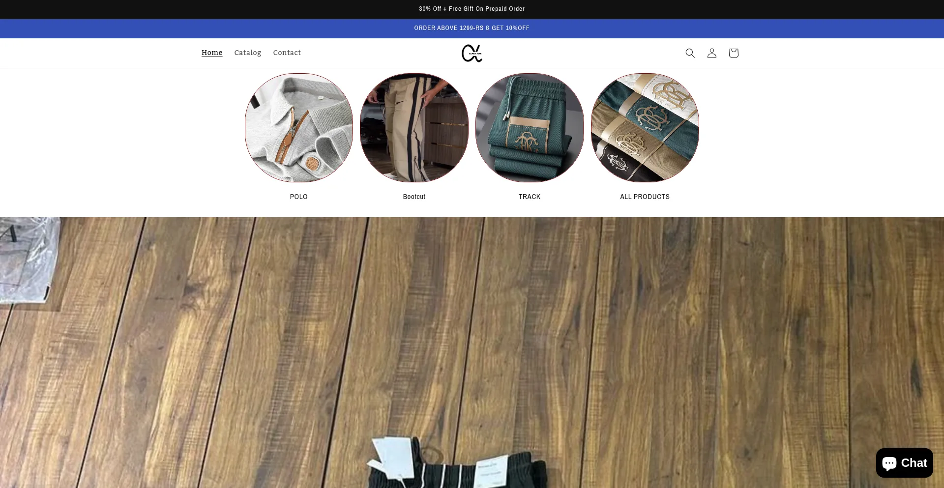 Website screenshot of Clothingindia.shop