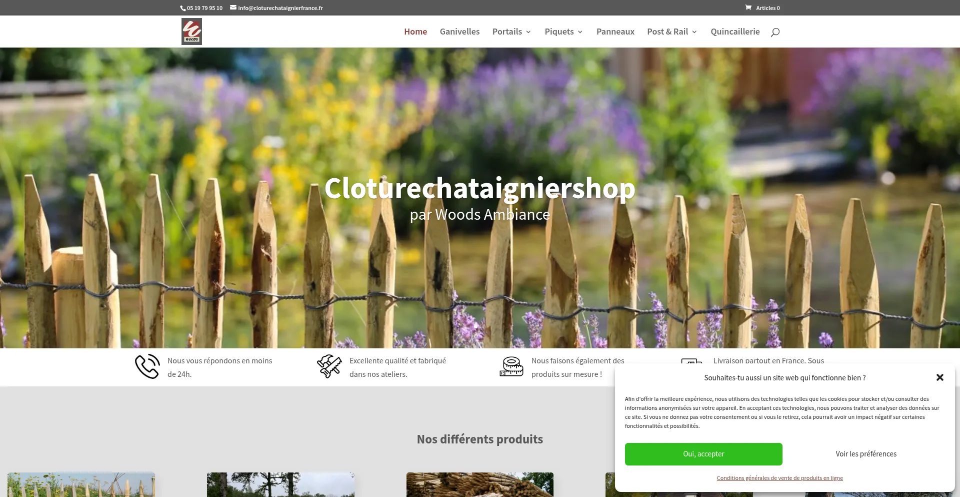 Cloturechataigniershop.fr