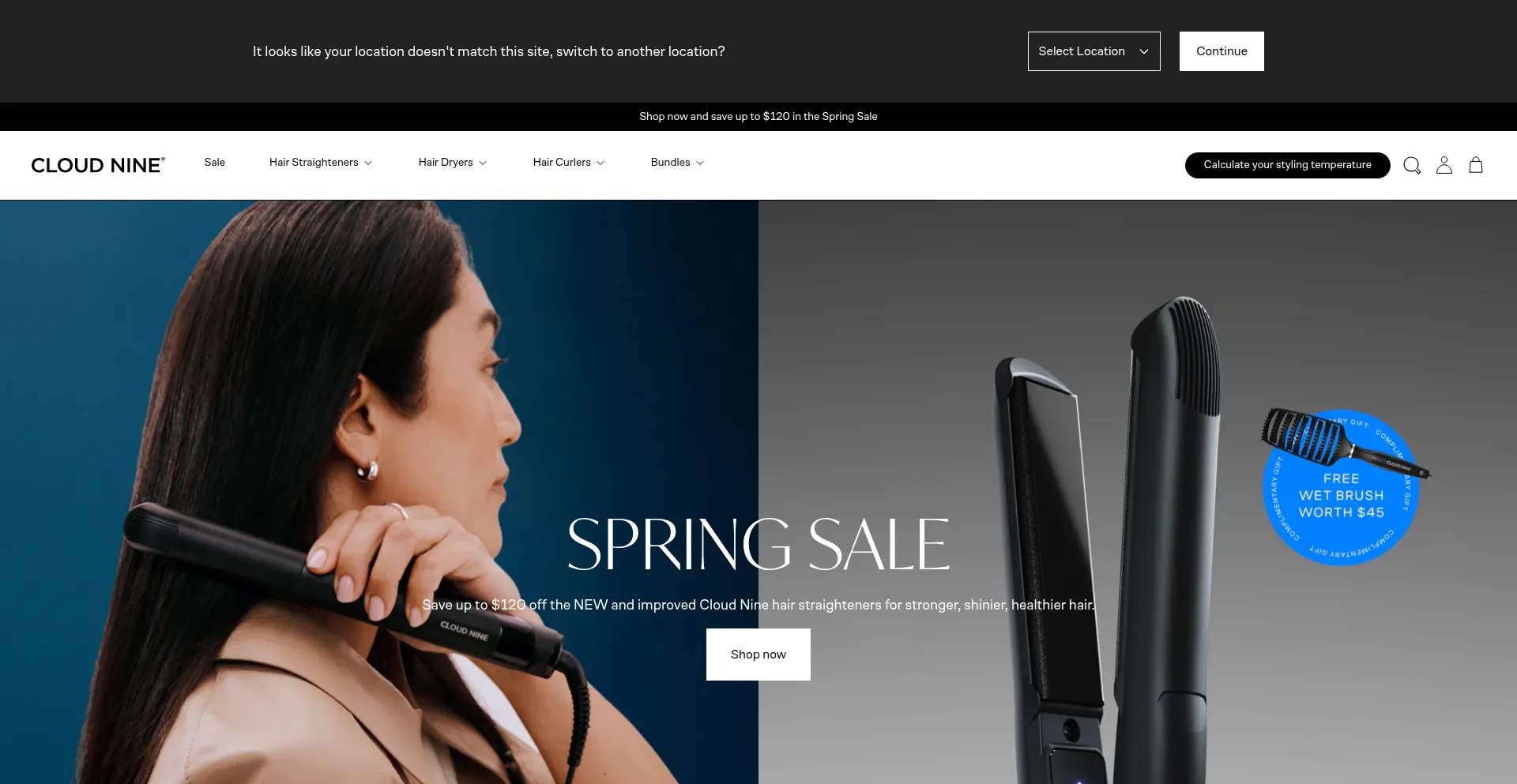 Cloudnine-hair.co.nz Screenshot