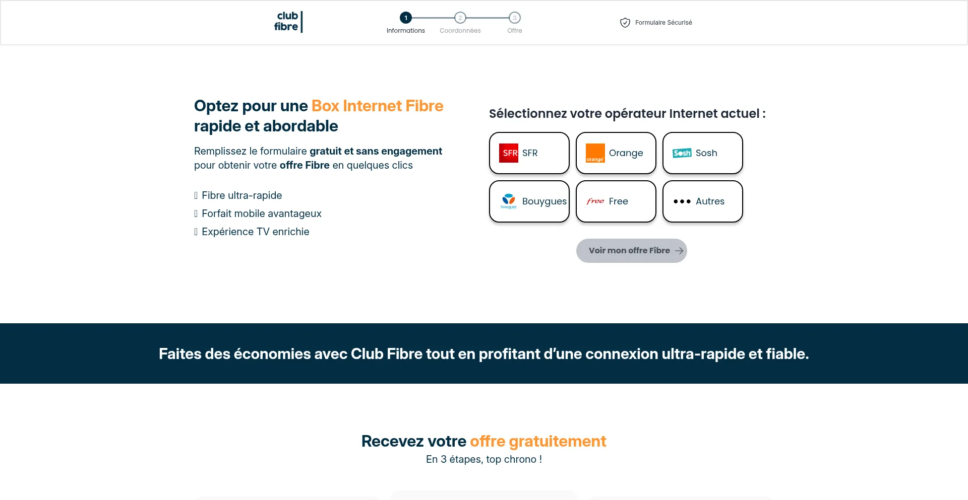 Clubfibre.com Screenshot