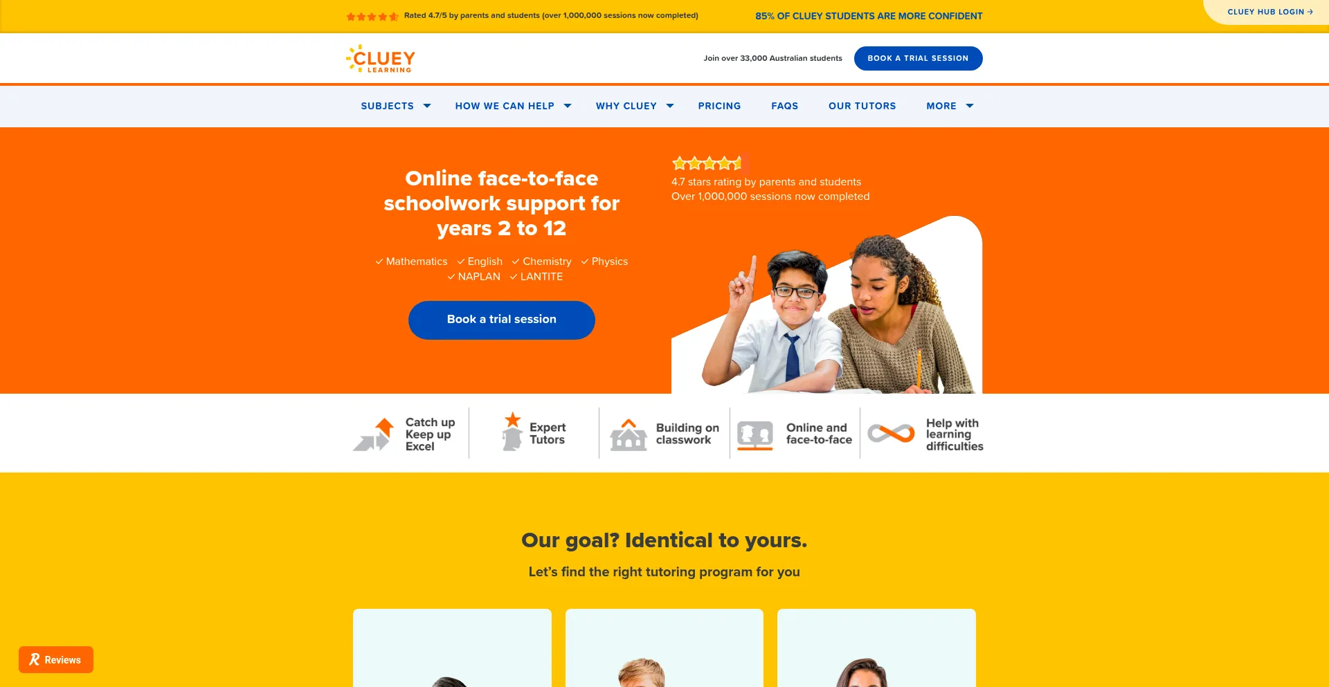 Clueylearning.com.au Screenshot