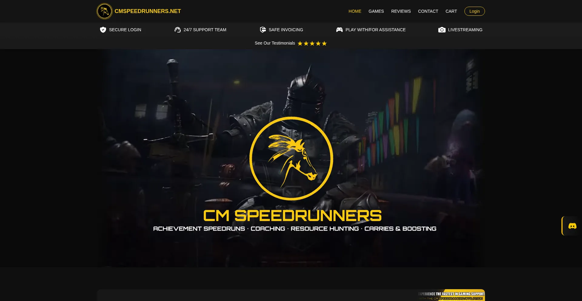 Cmspeedrunners.net Screenshot
