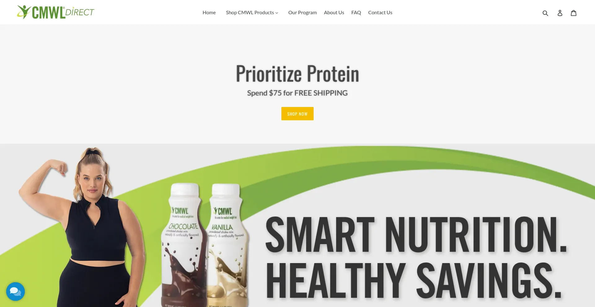 Website screenshot of Cmwldirect.com
