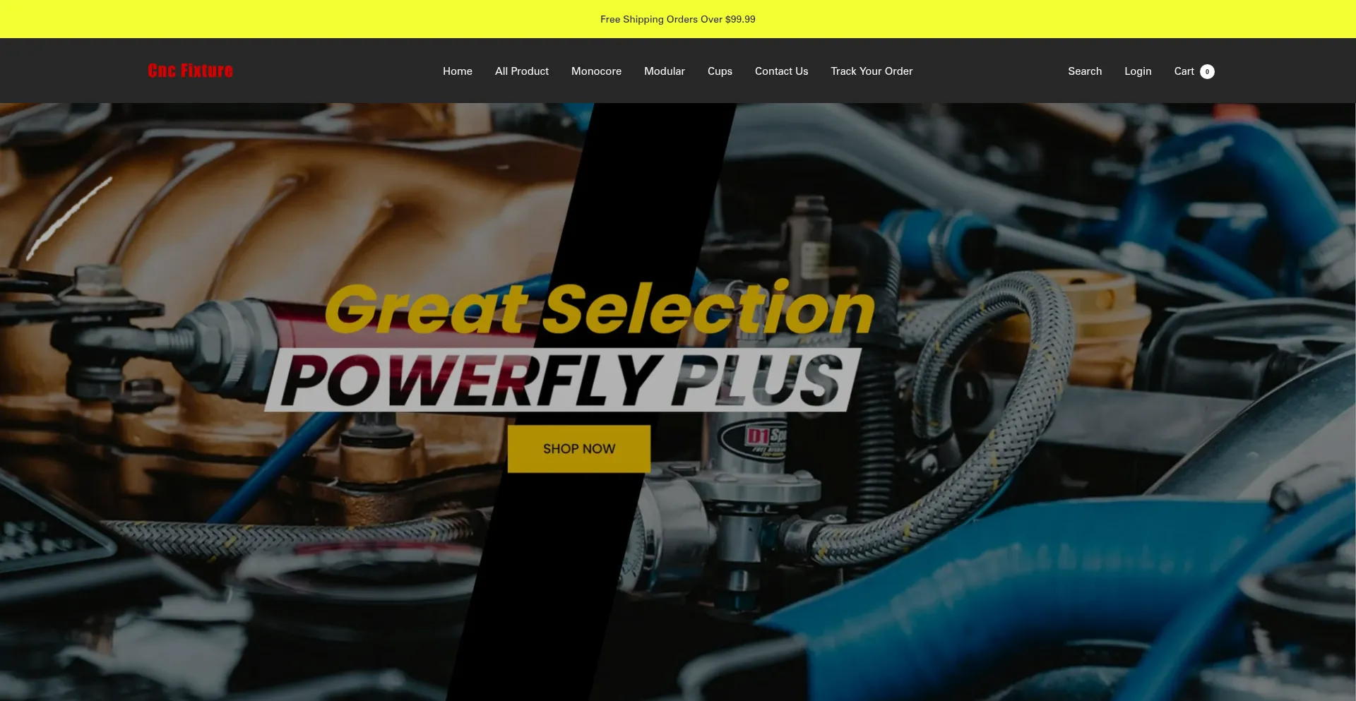 Website screenshot of Cncfixture.com