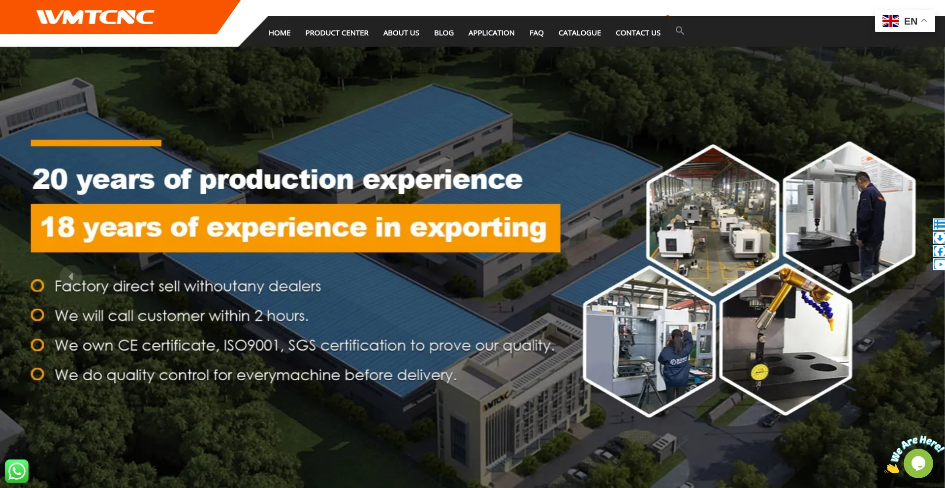 Website screenshot of Cncwmt.com