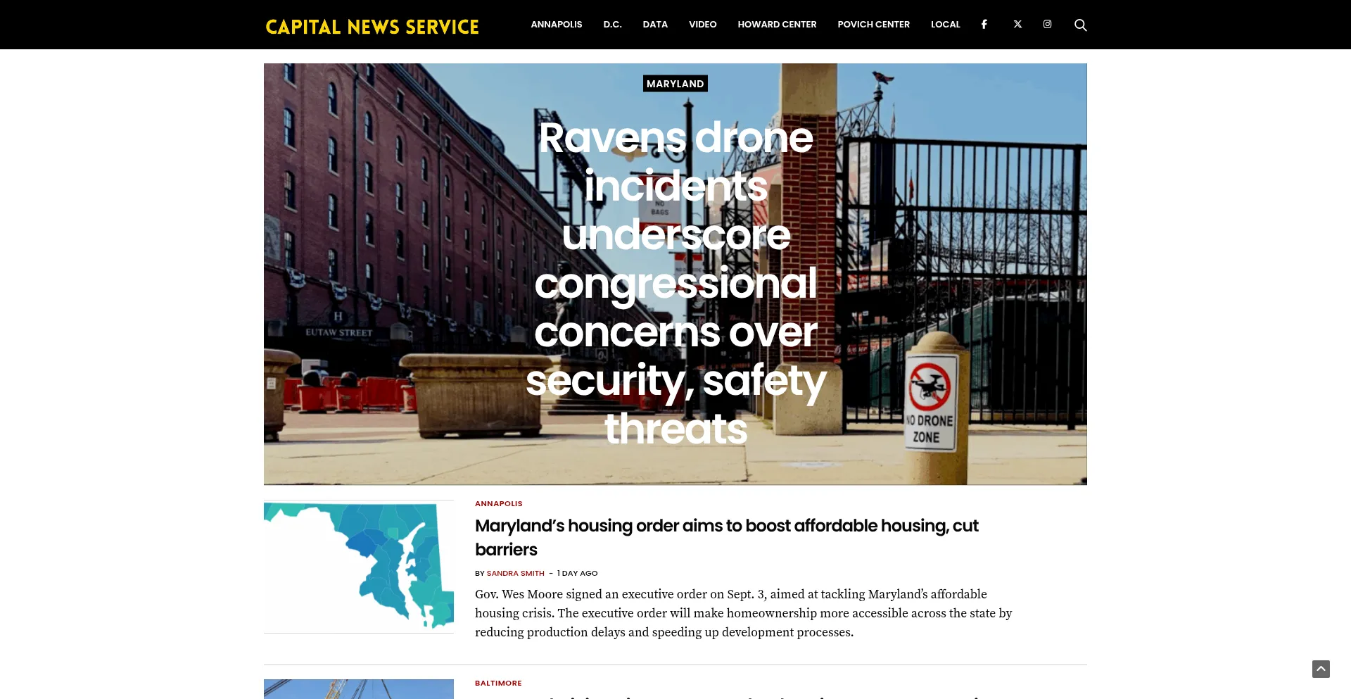 Cnsmaryland.org Screenshot