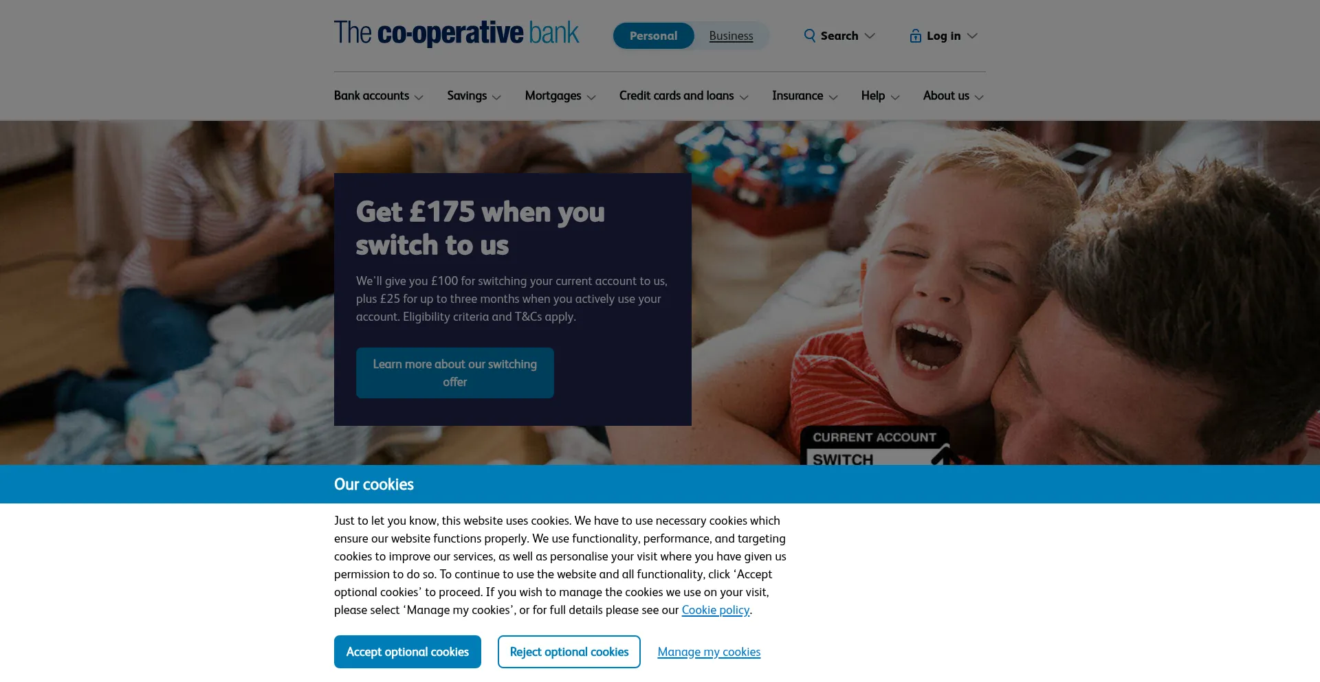 Co-operativebank.co.uk Screenshot