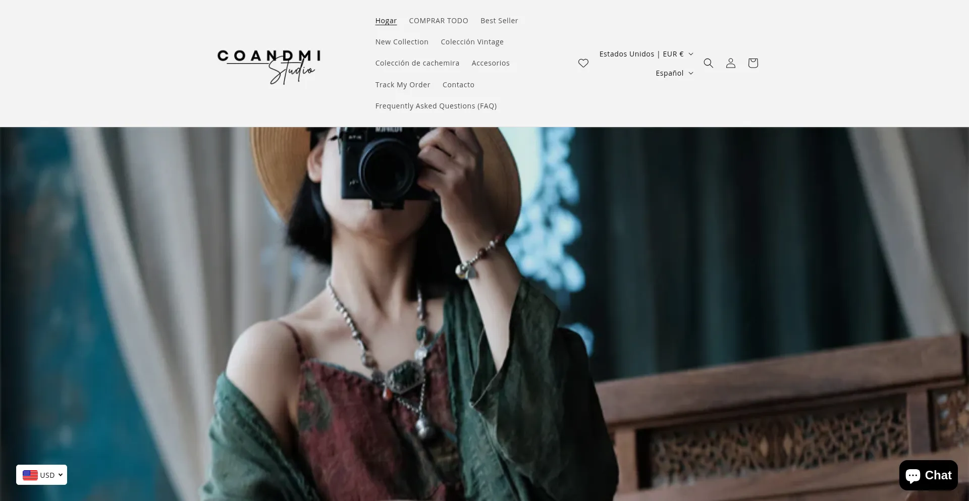 Website screenshot of Coandmistudio.com