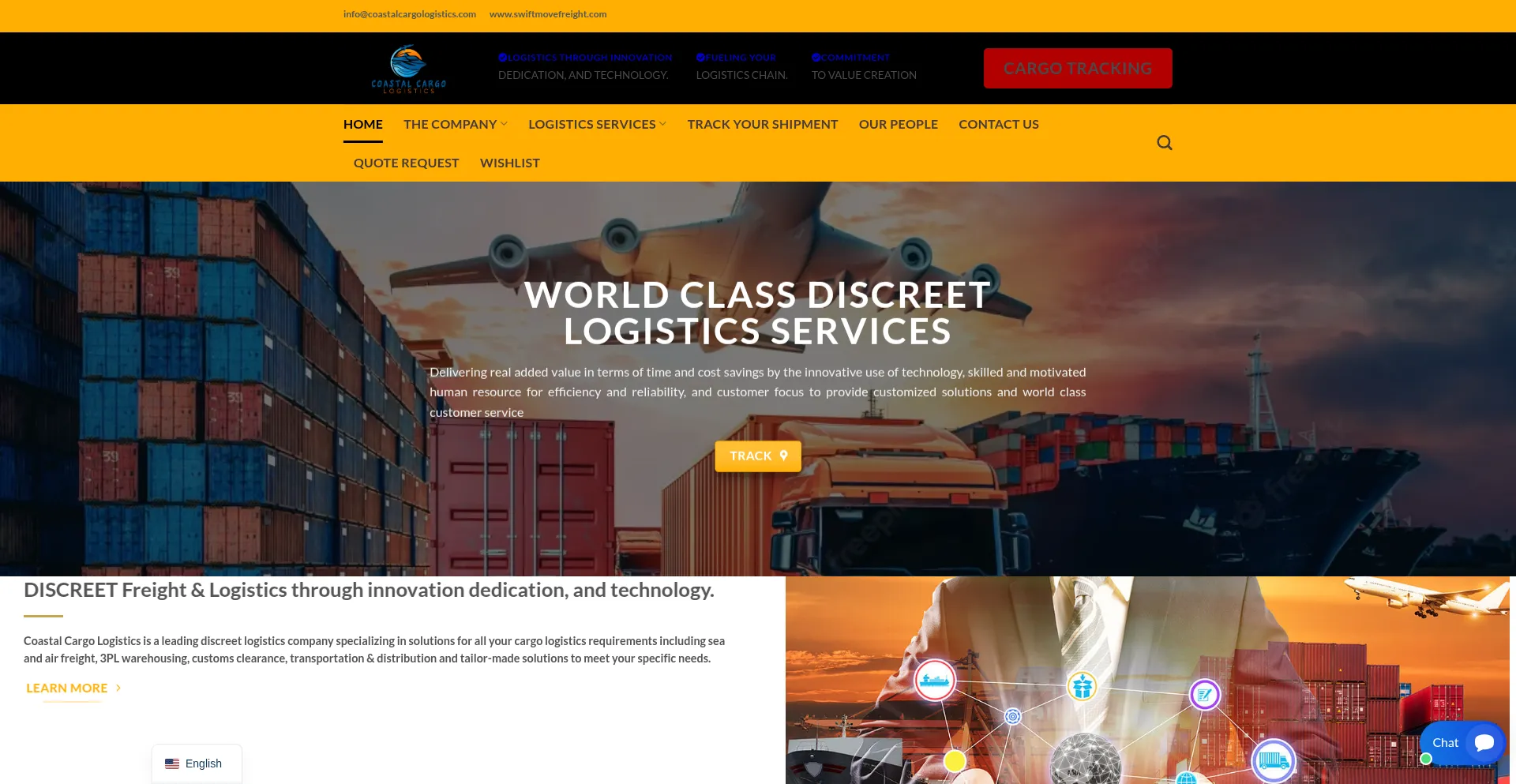Coastalcargologistics.com Screenshot
