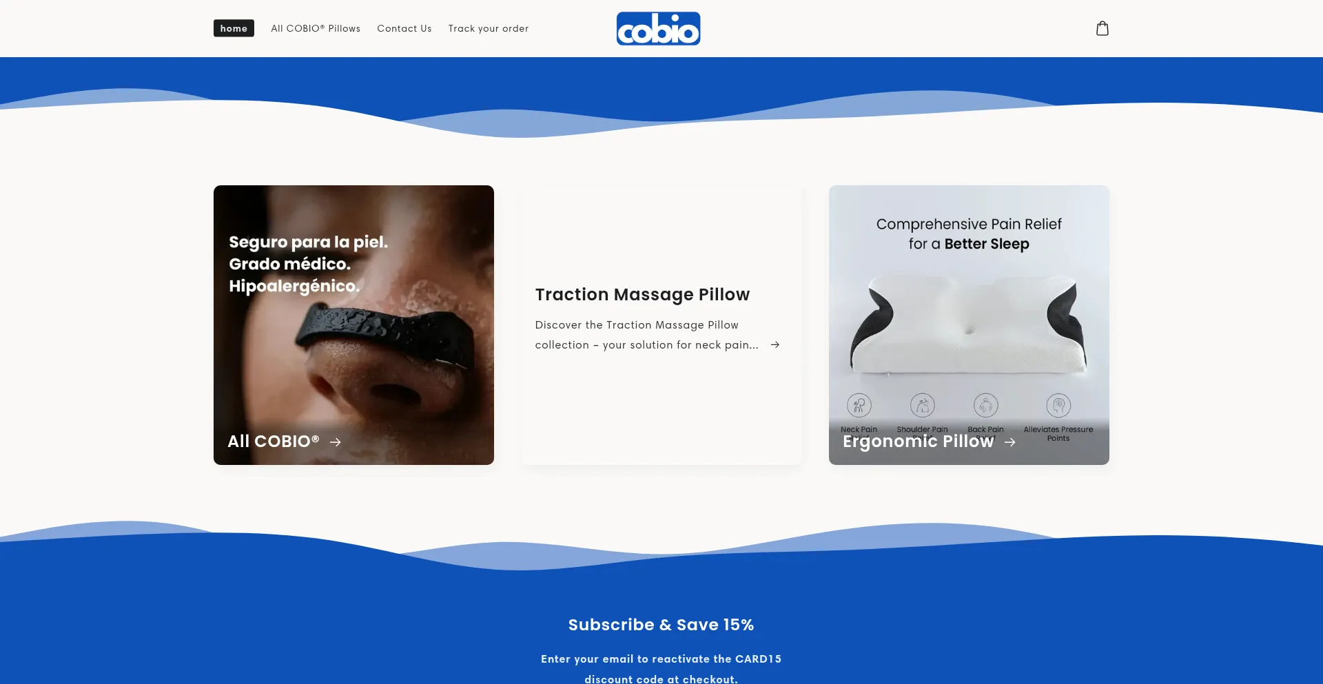 Website screenshot of Cobiostore.com