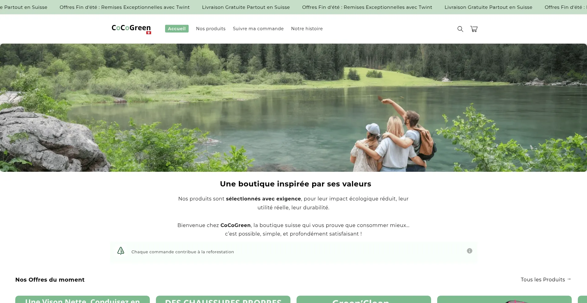 Cocogreen.ch Screenshot