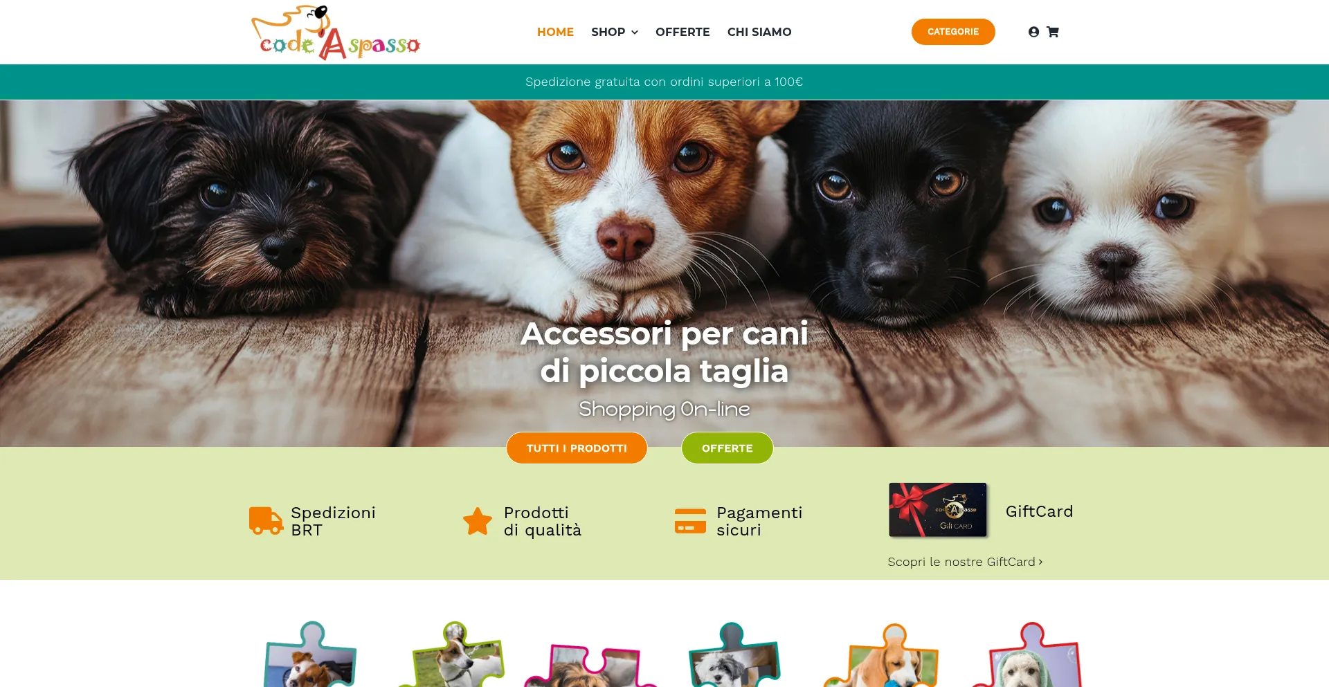 Website screenshot of Codeaspasso.it