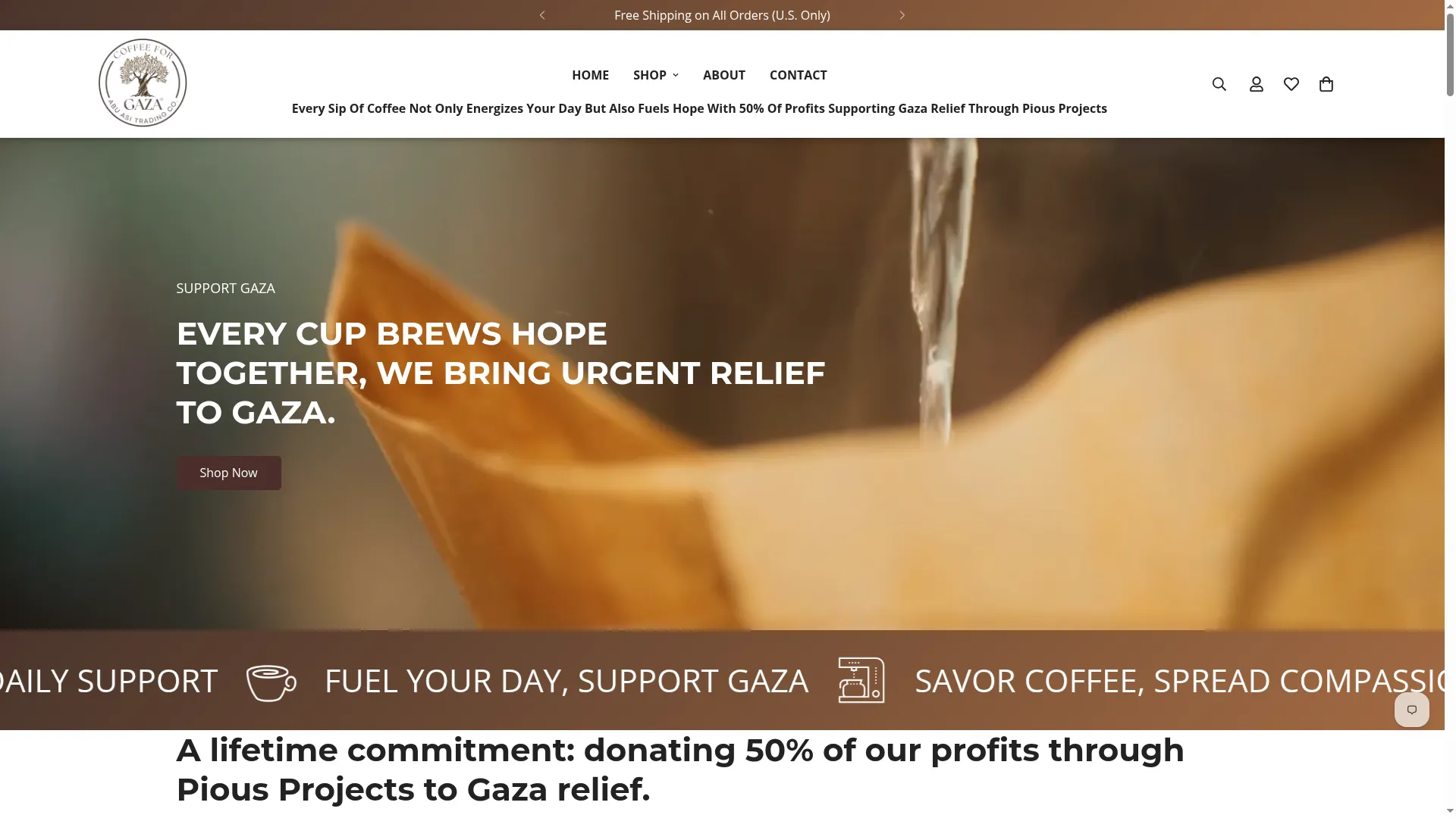 Coffeeforgaza.com