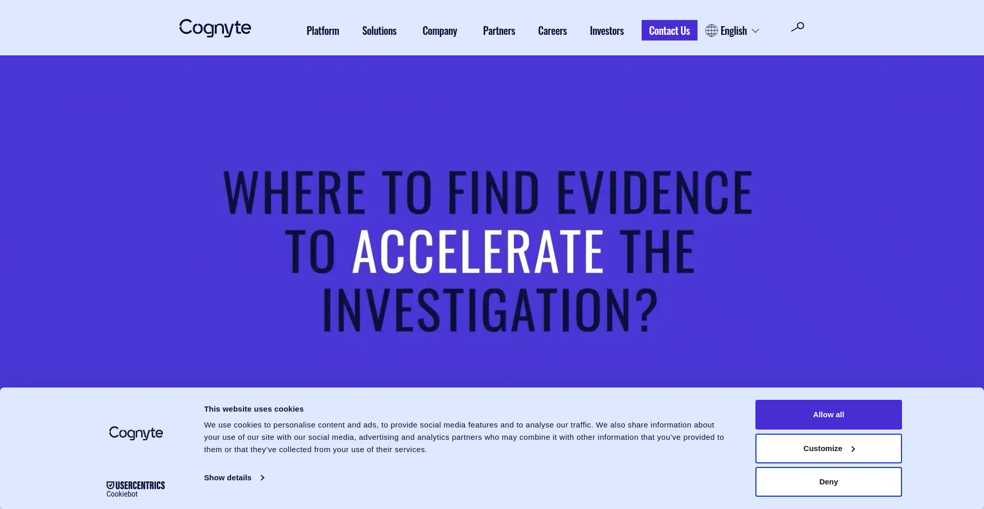 Cognyte.com Screenshot