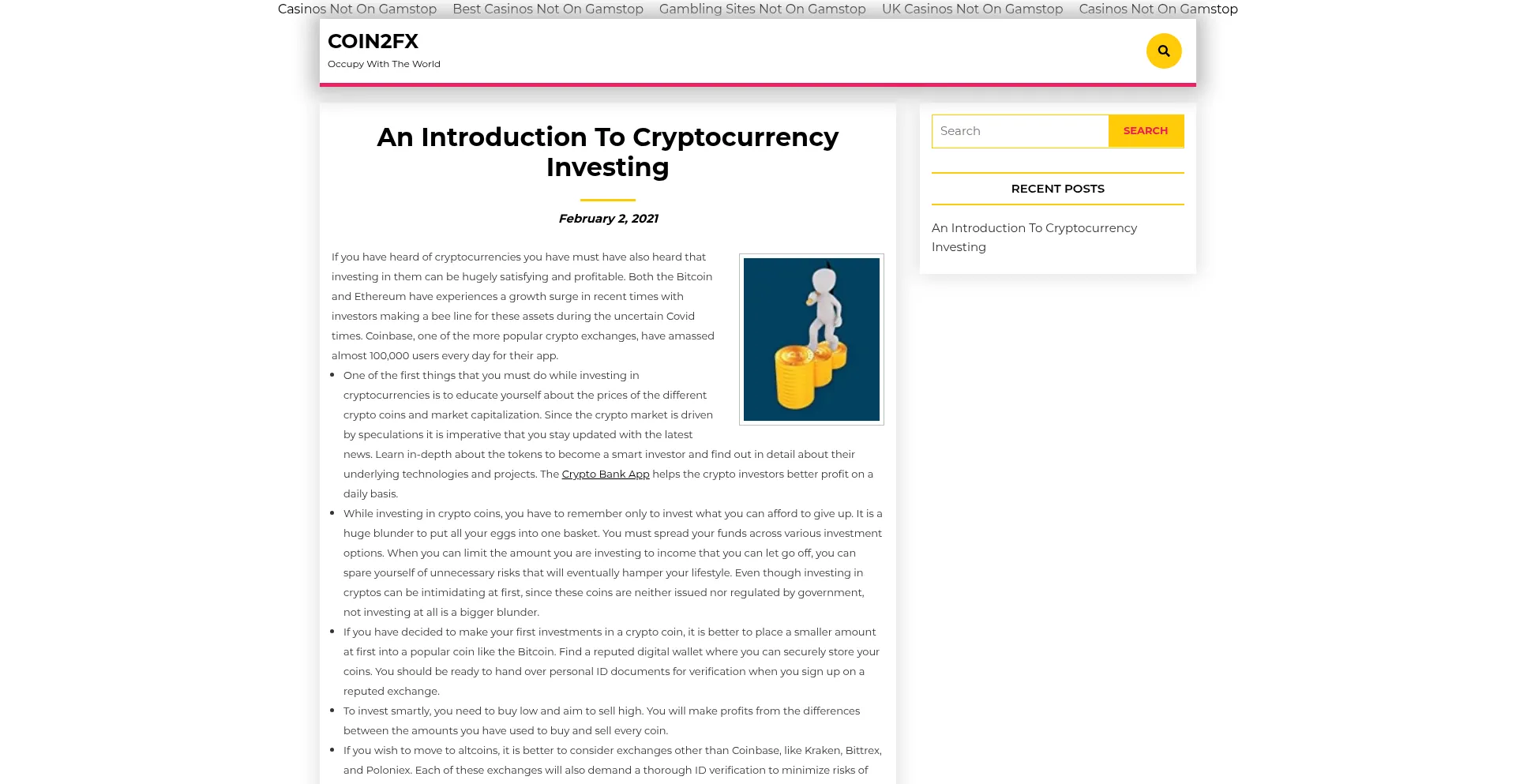 Coin2fx.com Screenshot
