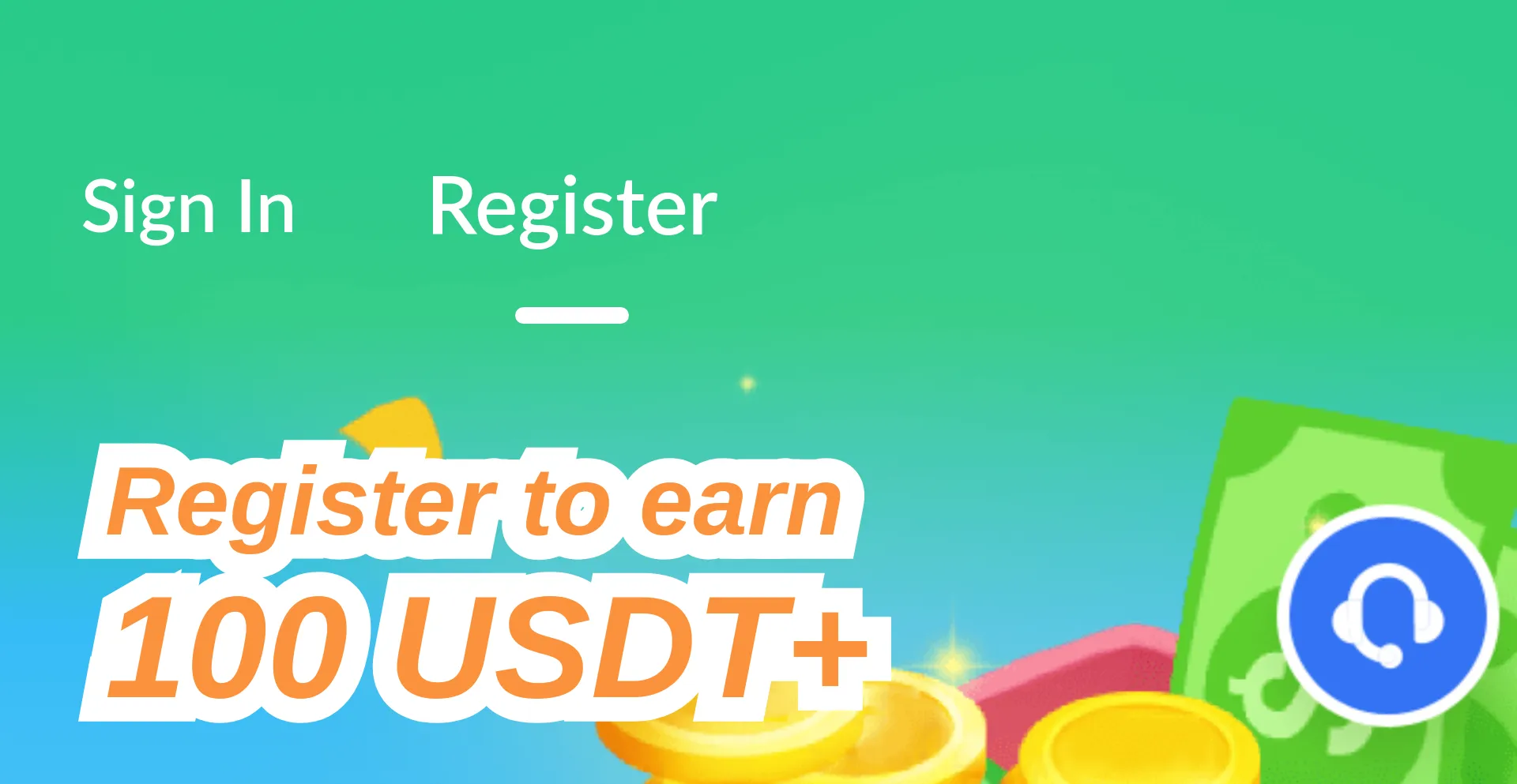 Website screenshot of Coinearnusdt.com