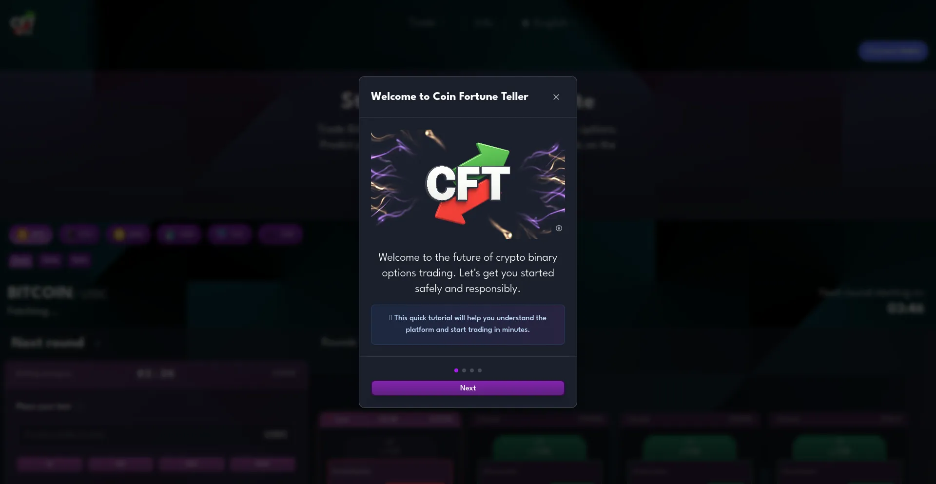 Coinfortuneteller.com Screenshot
